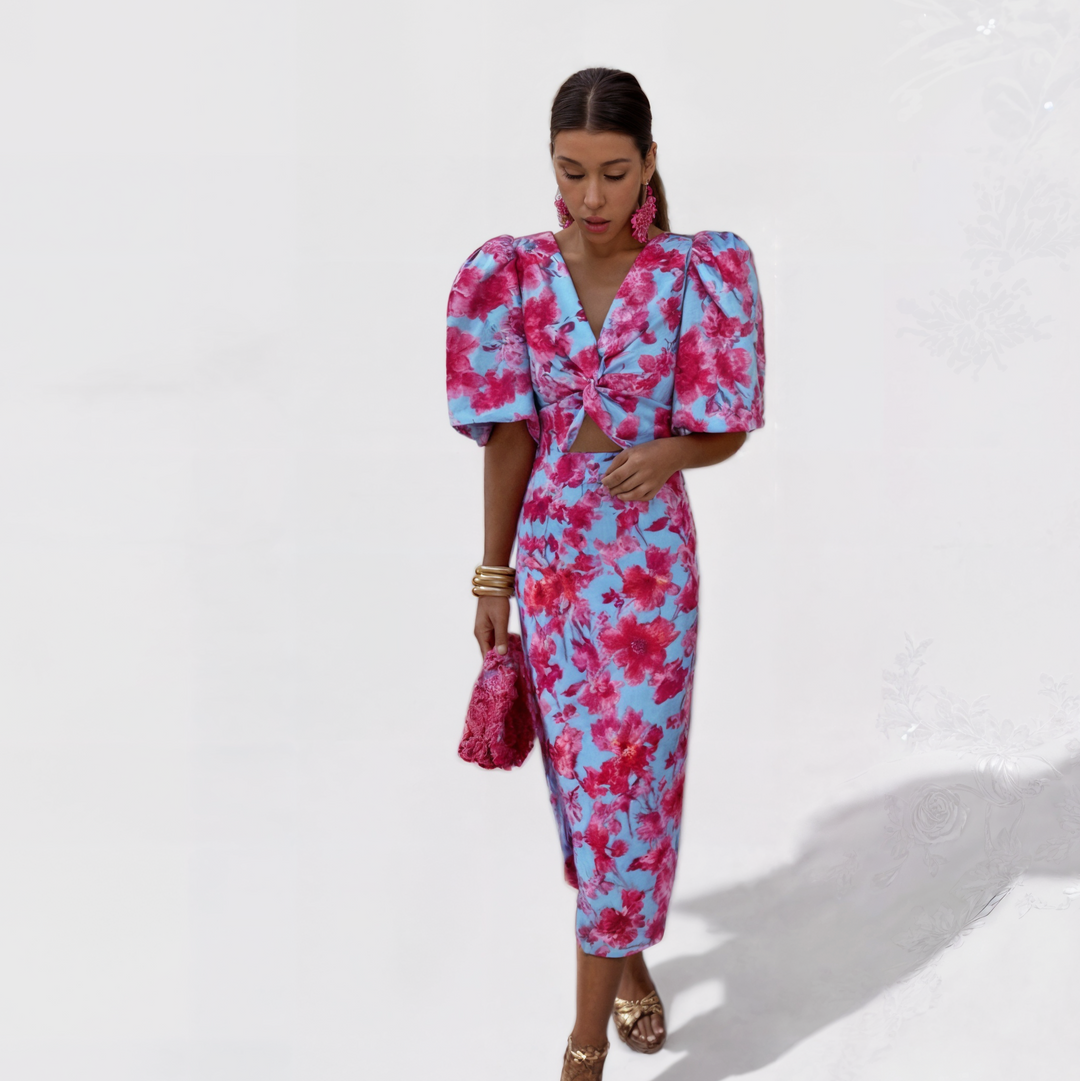 Méabh - Tropical Midi Dress
