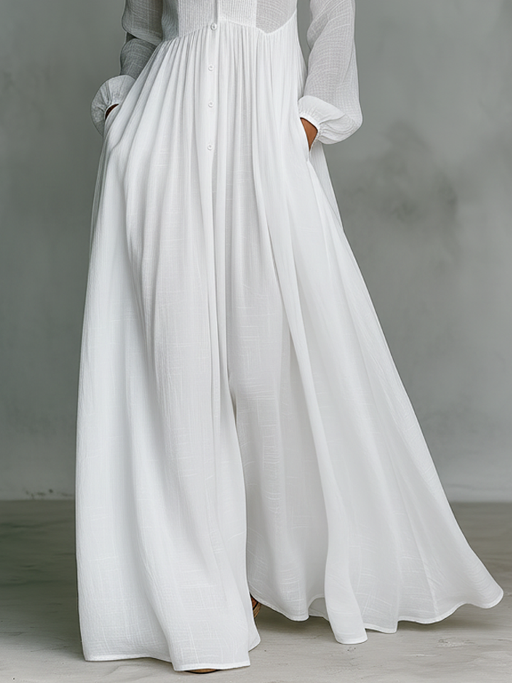 Lola | Robe Maxi Boutonnée