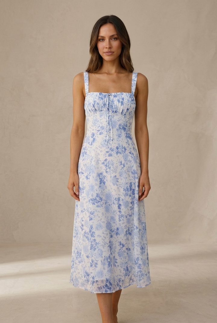 Floraidh | Floral Midi Dress