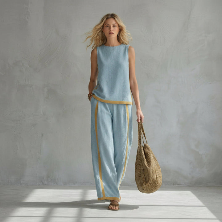 Caoimhe - Linen Trousers Set