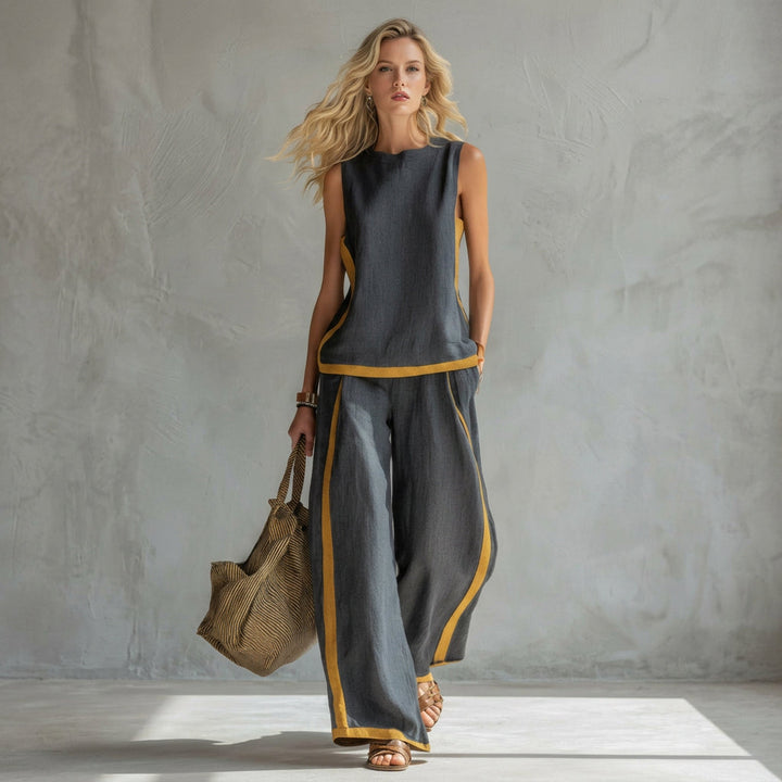 Caoimhe - Linen Trousers Set