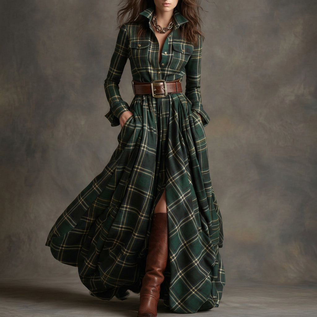 Eimear - Shirt Dress with Belt