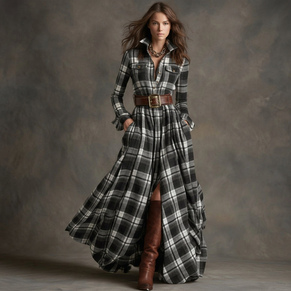 Eimear - Shirt Dress with Belt