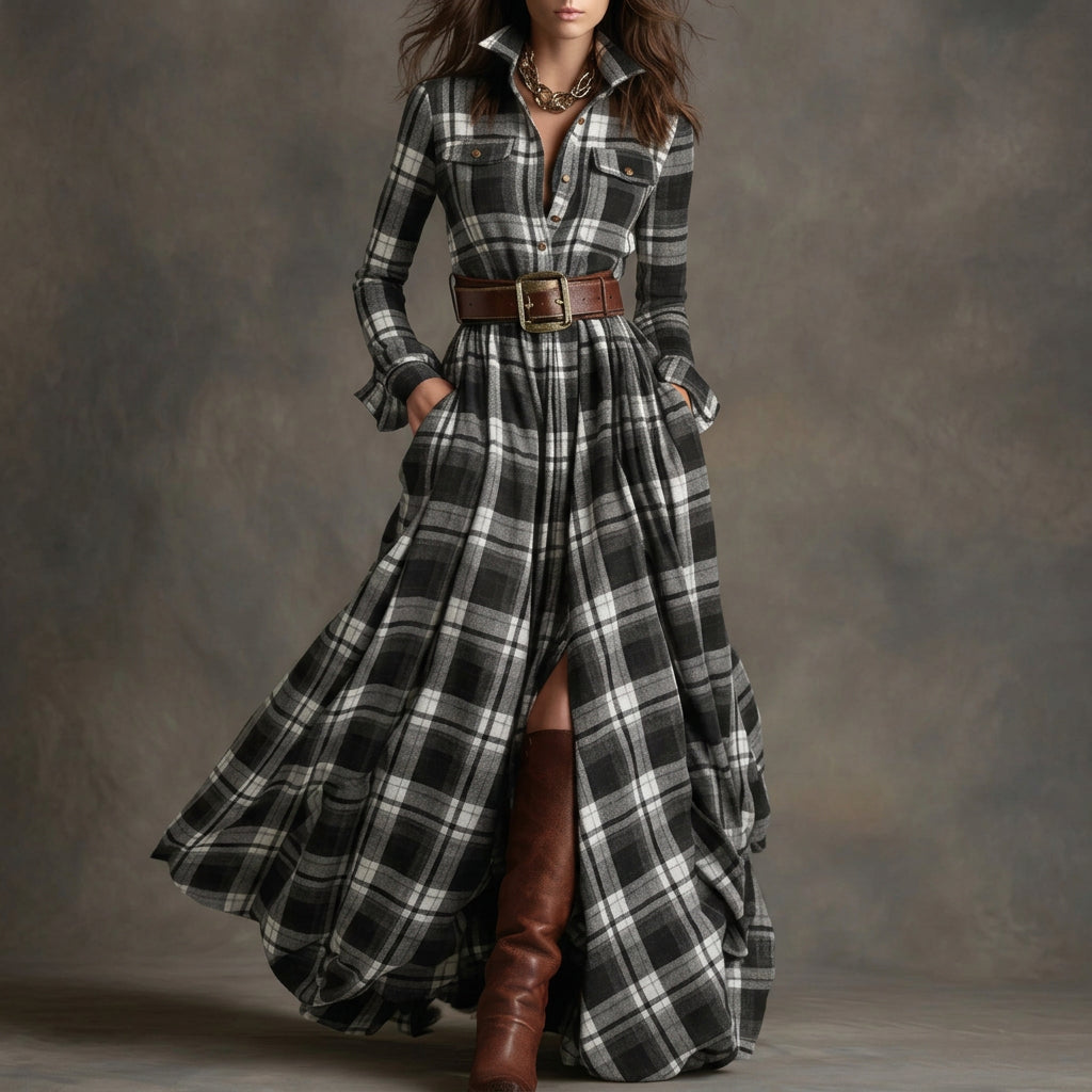 Eimear - Shirt Dress with Belt