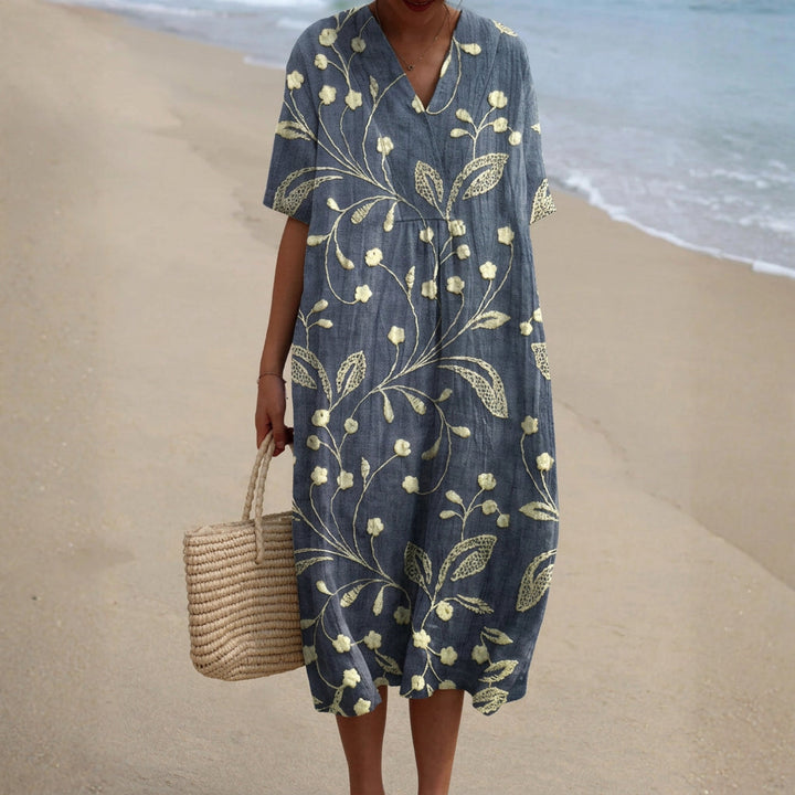 Eimear - Floral Cotton Dress