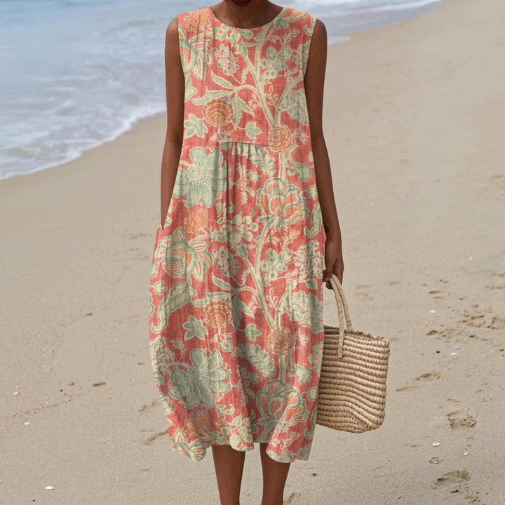 Caitríona - Floral Cotton Dress