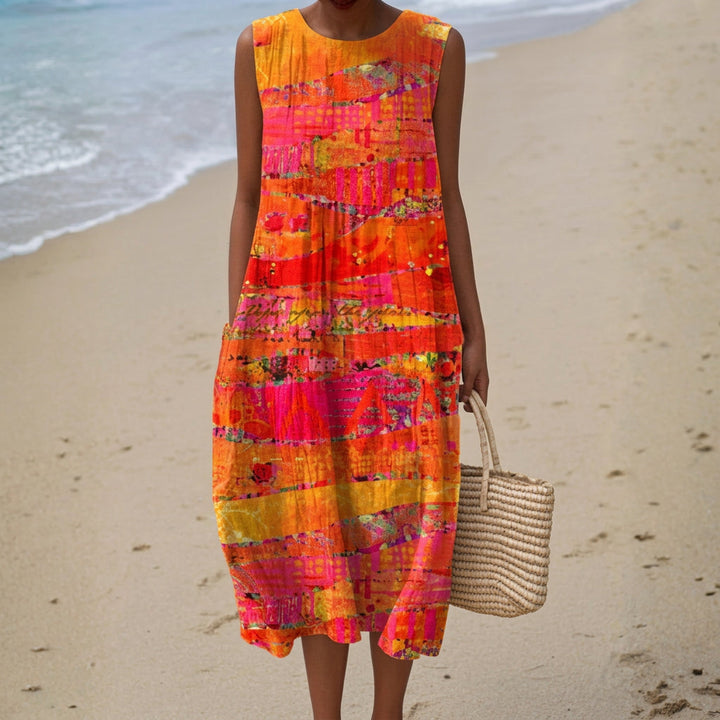 Fionnuala - Cotton Midi Dress