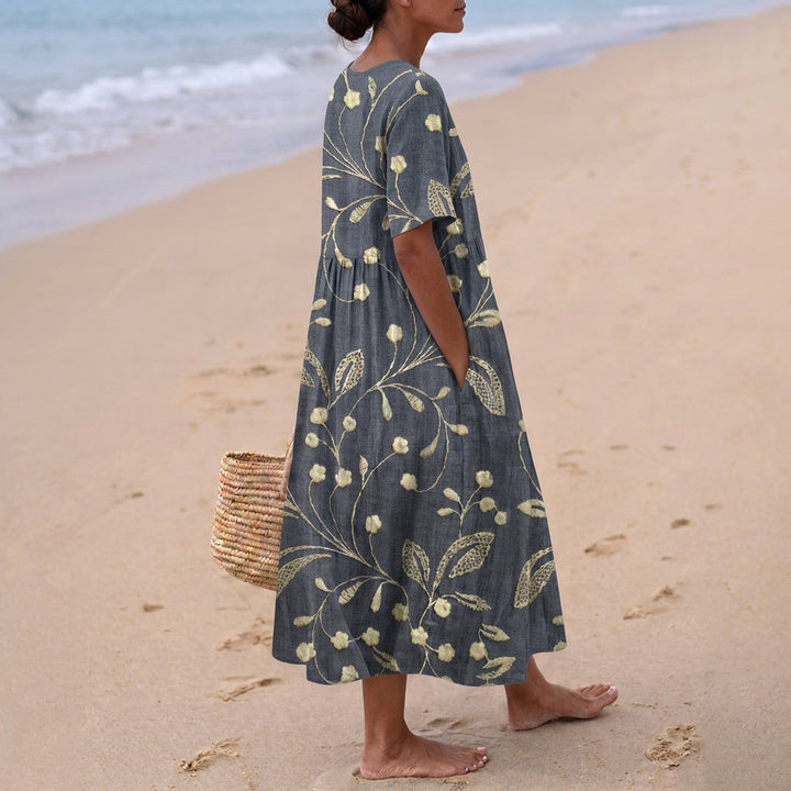 Eimear - Floral Cotton Dress