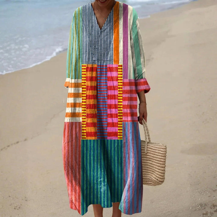 Dervla - Patchwork Maxi Dress