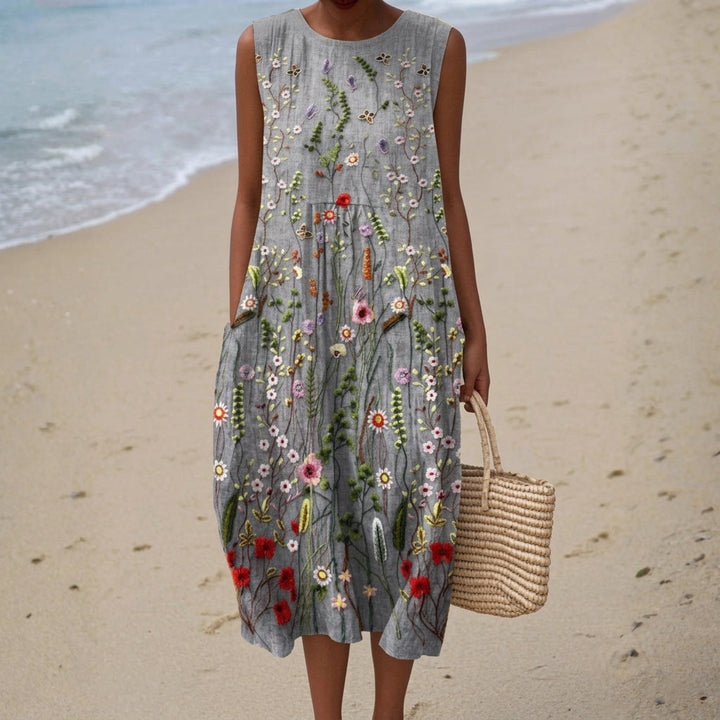 Eimear - Floral Cotton Dress