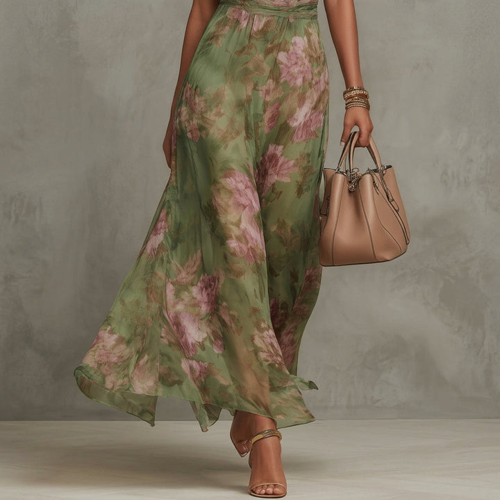 Eithne - Floral Halter Dress