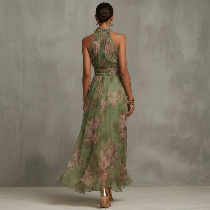 Eithne - Floral Halter Dress