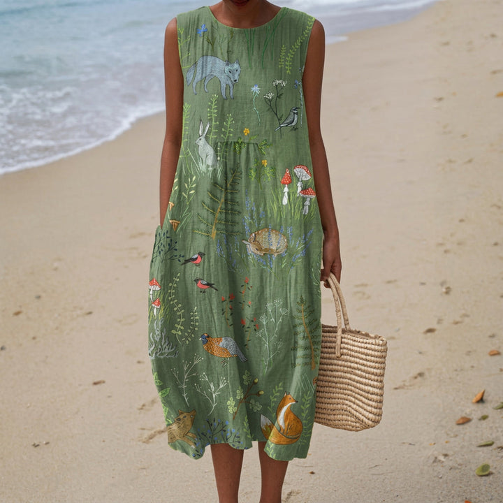 Eimear - Cotton Midi Dress