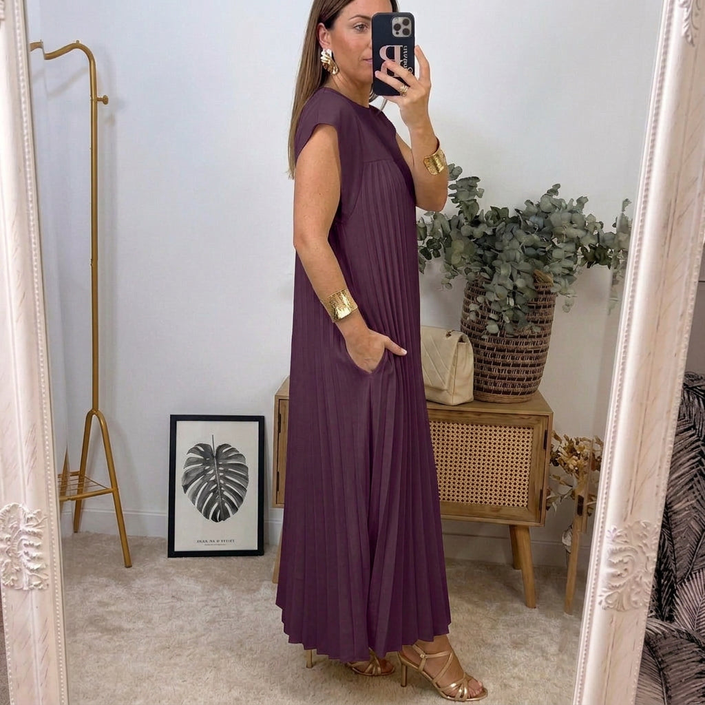 Eimear - Maxi Pleated Dress