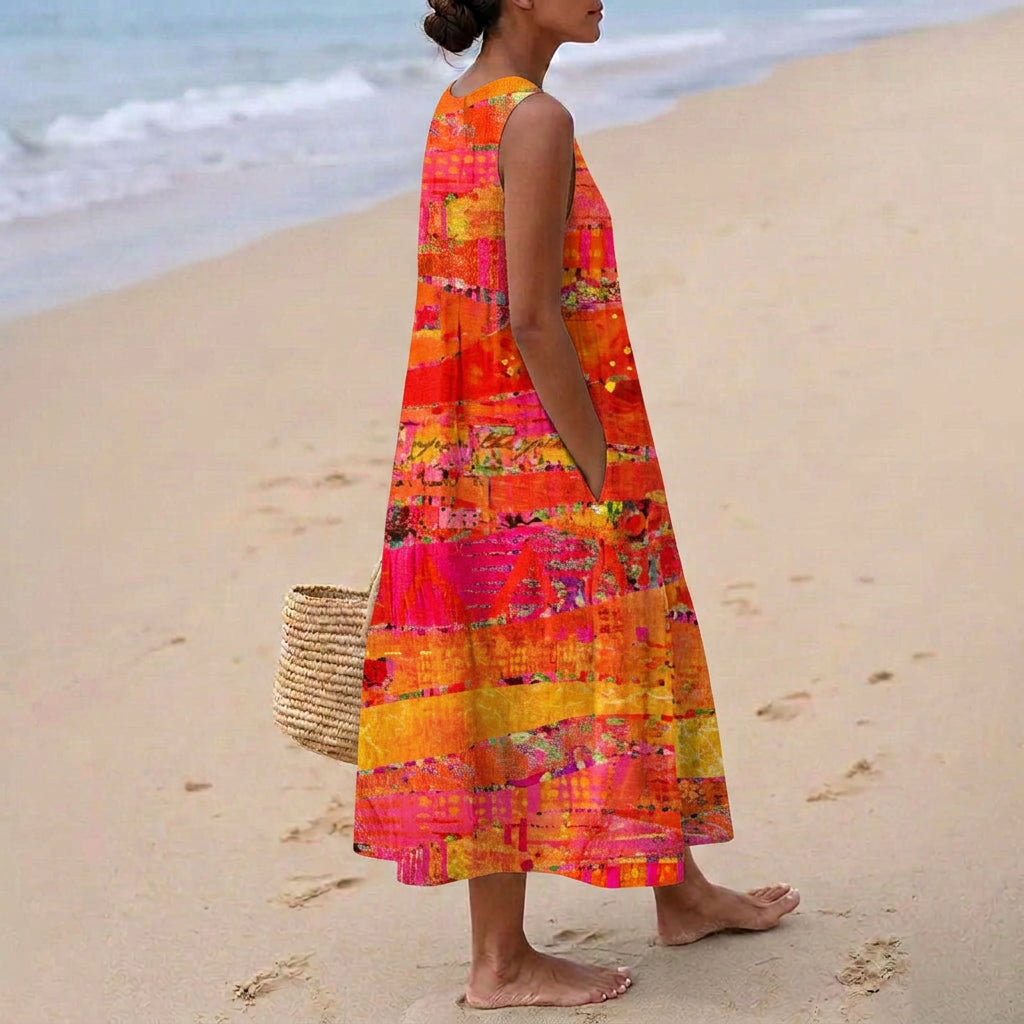 Fionnuala - Cotton Midi Dress