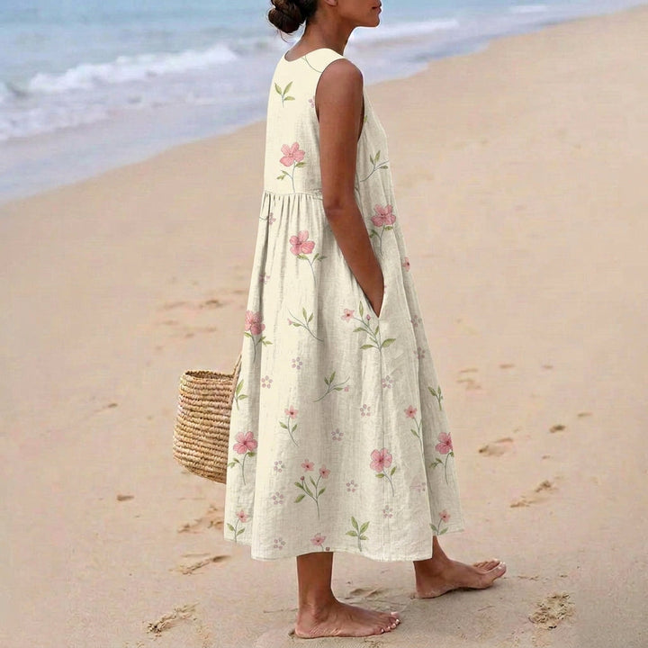 Eabha - Cotton Midi Dress