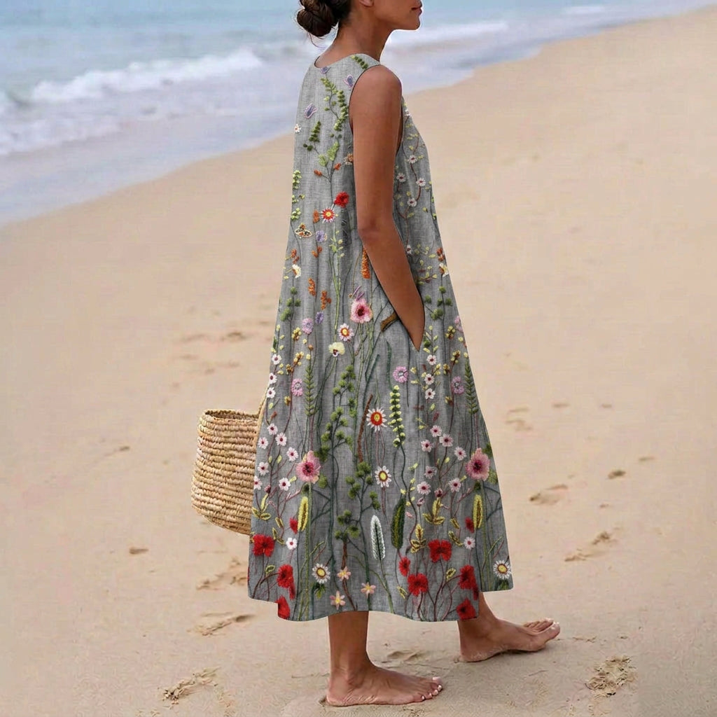 Eimear - Floral Cotton Dress