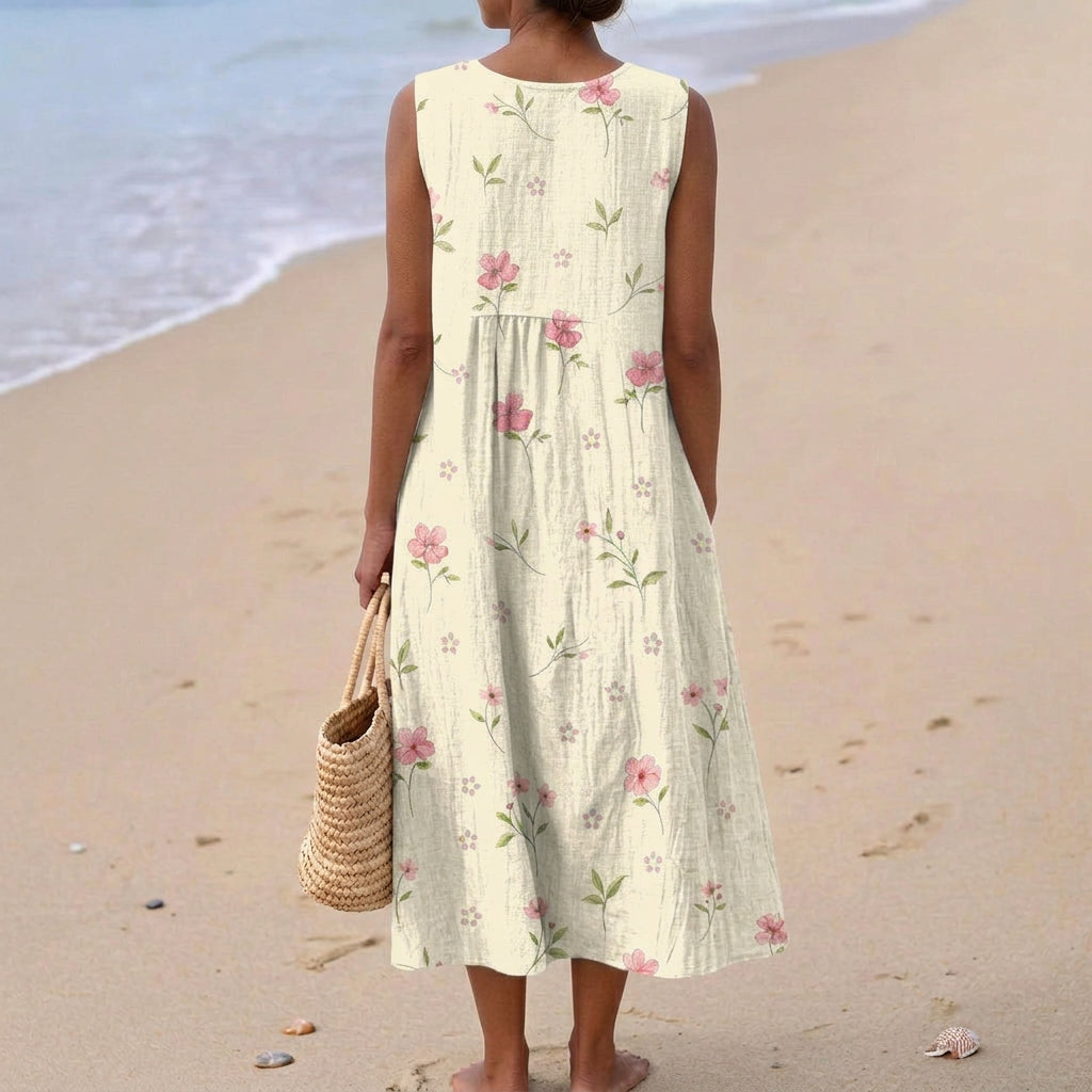 Eabha - Cotton Midi Dress