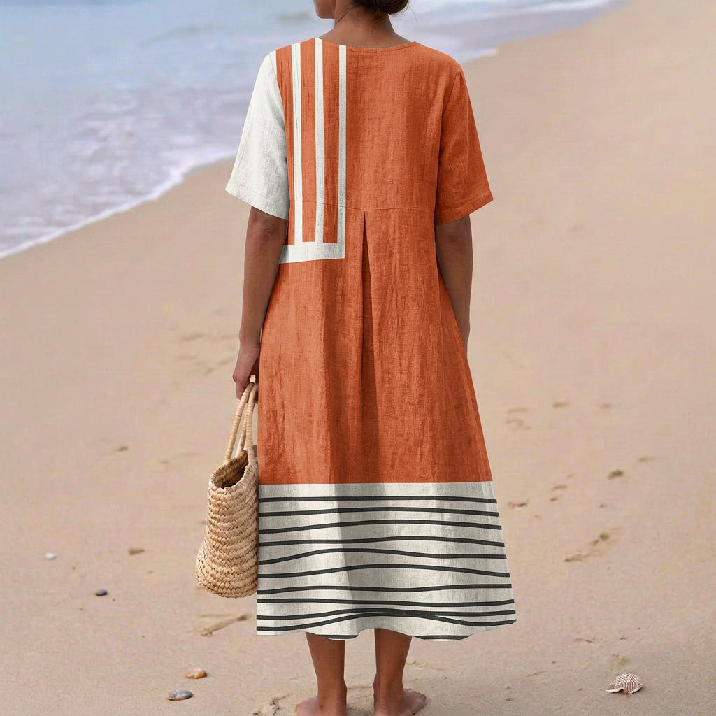 Eabha - Cotton Midi Dress