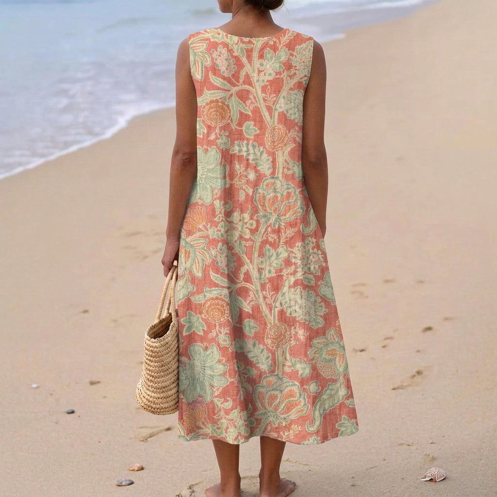 Caitríona - Floral Cotton Dress
