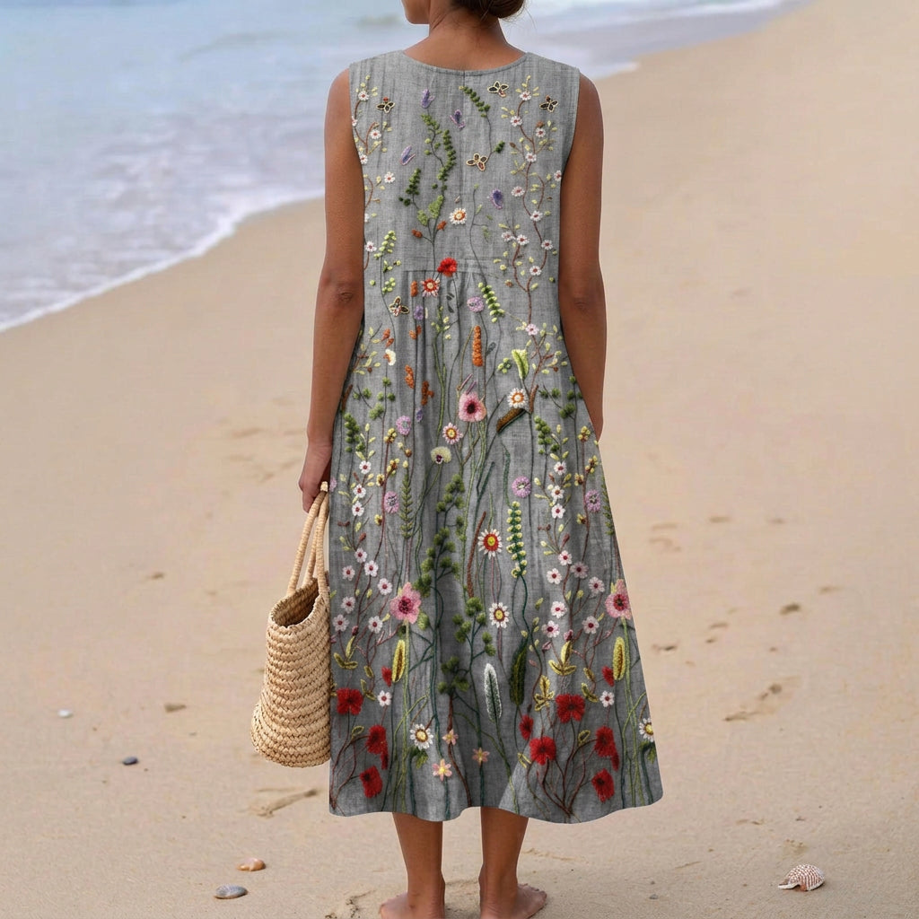 Eimear - Floral Cotton Dress