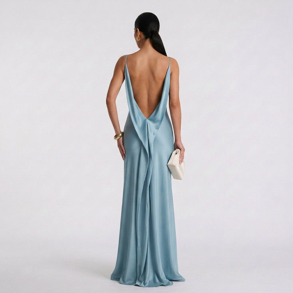 Eabha - Asymmetrical Maxi Dress