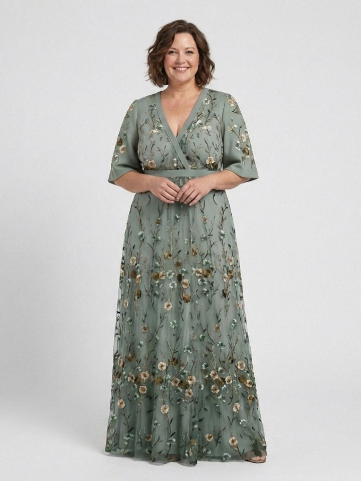 Lucie | Robe Maxi Fleurie