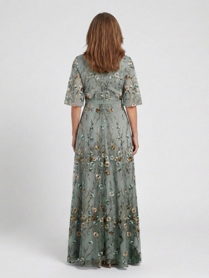Lucie | Robe Maxi Fleurie