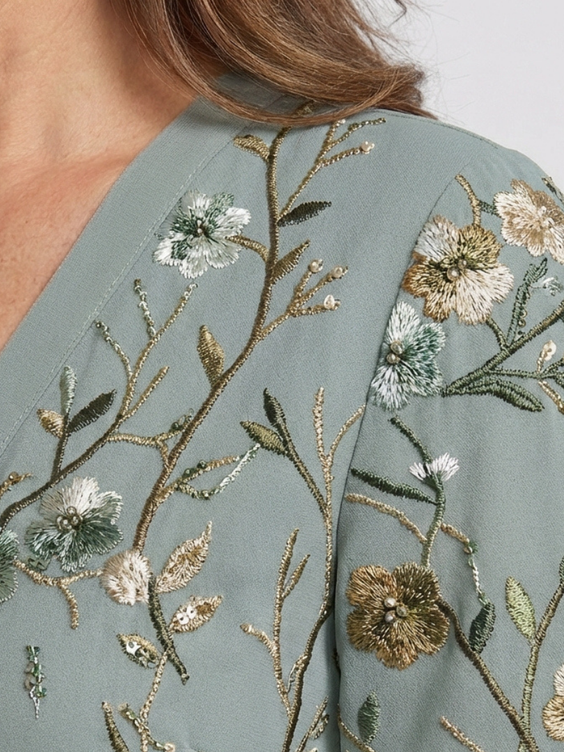 Lucie | Robe Maxi Fleurie