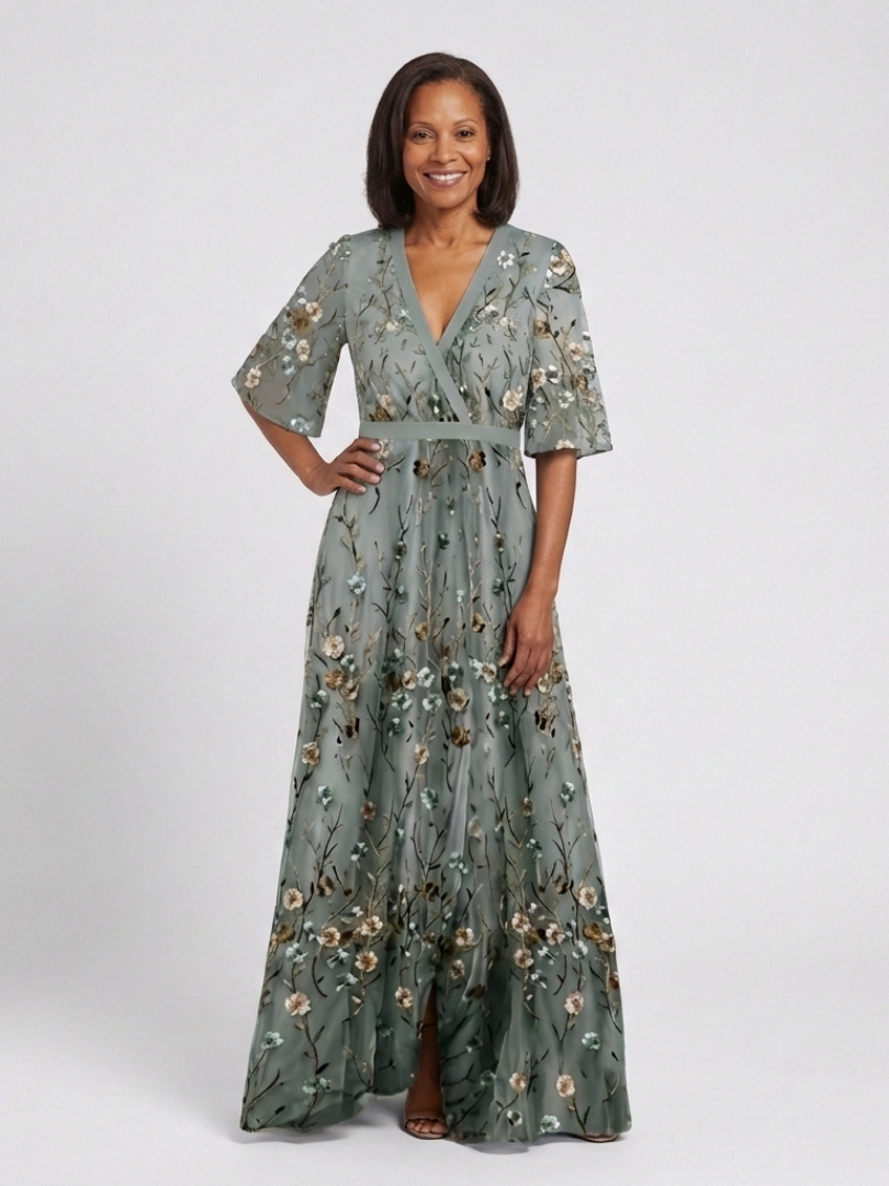 Lucie | Robe Maxi Fleurie