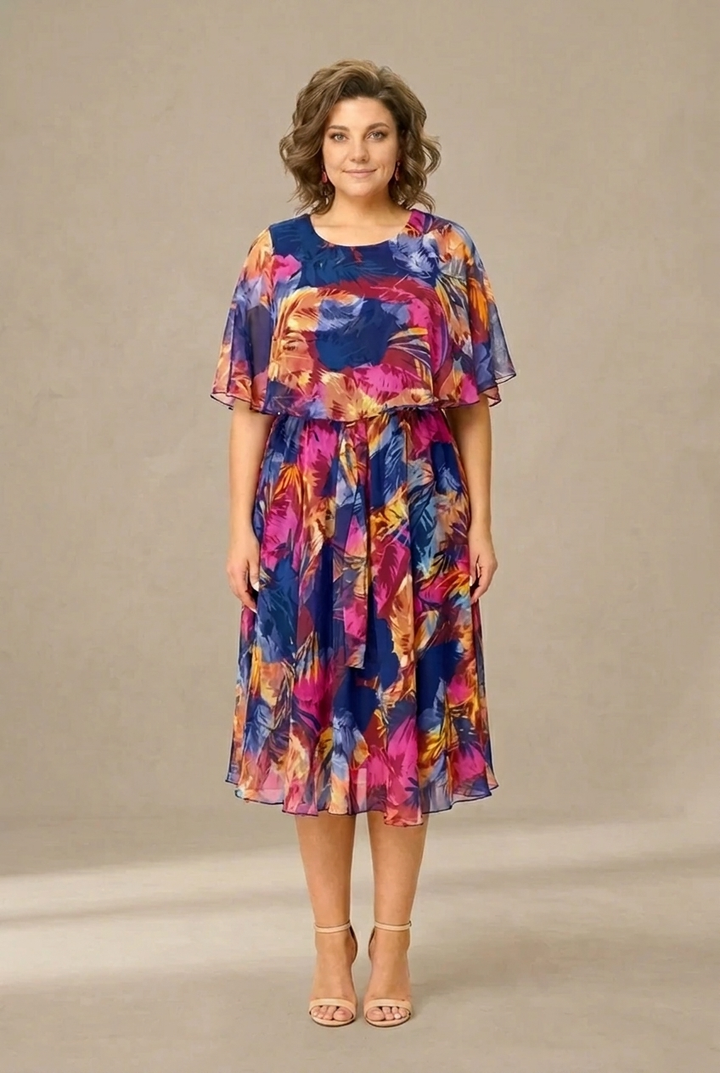Yolande | Robe Midi en Mousseline