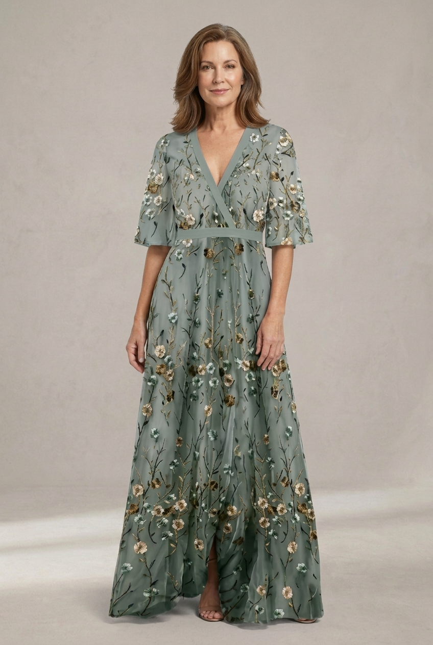 Lucie | Robe Maxi Fleurie