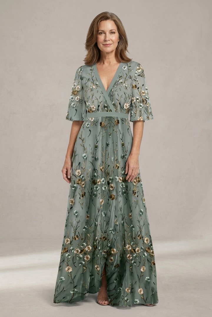 Lucie | Robe Maxi Fleurie