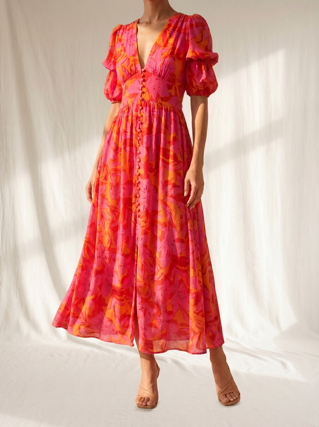 Céleste | Robe Maxi Éclat Solaire