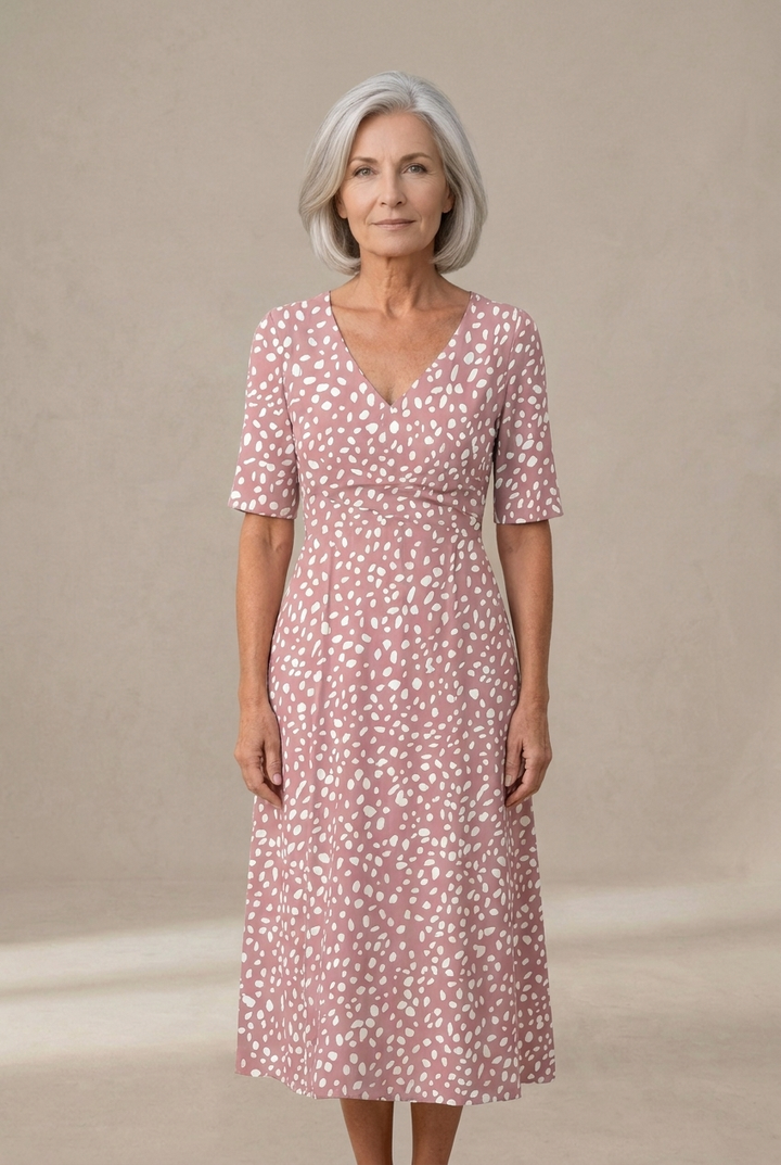 Lola | Robe Midi à Pois