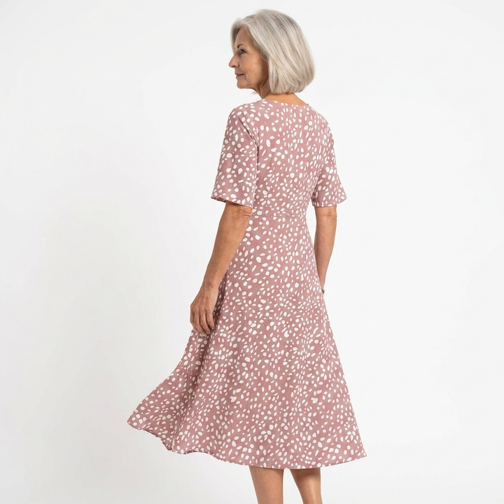 Lola | Robe Midi à Pois