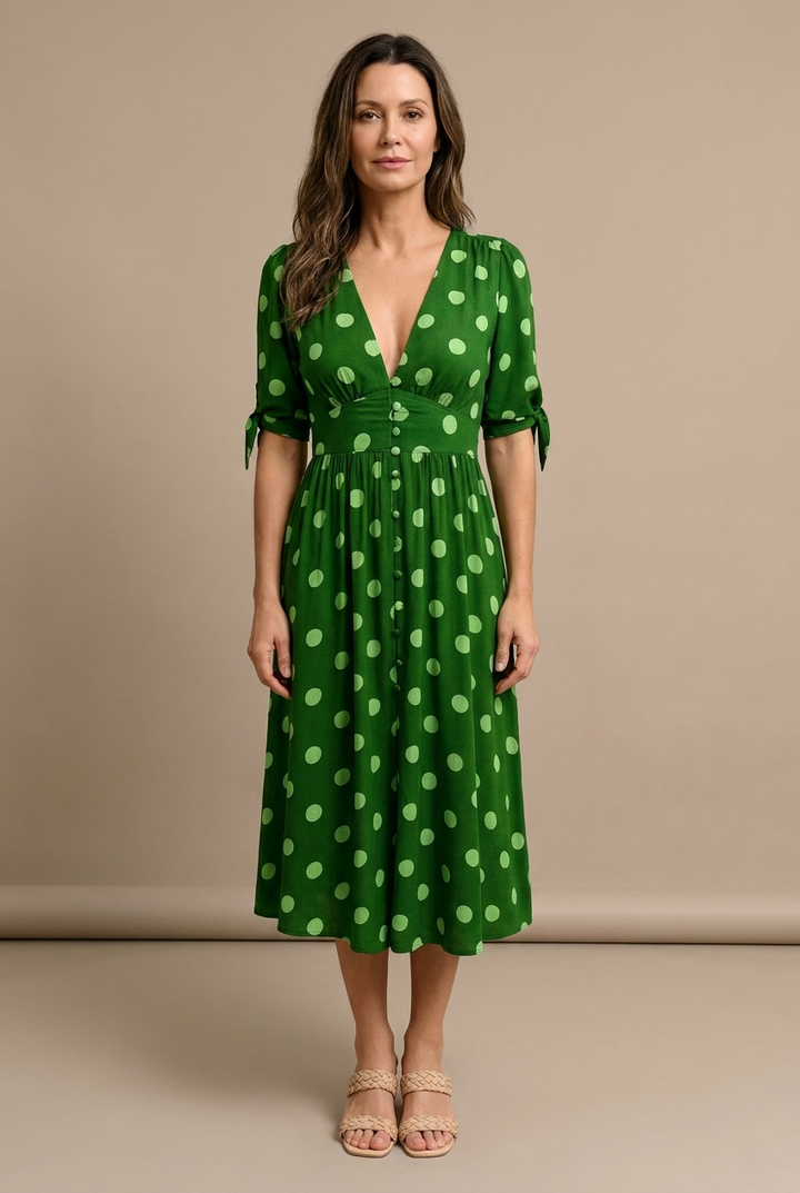 Geneviève | Robe à Pois