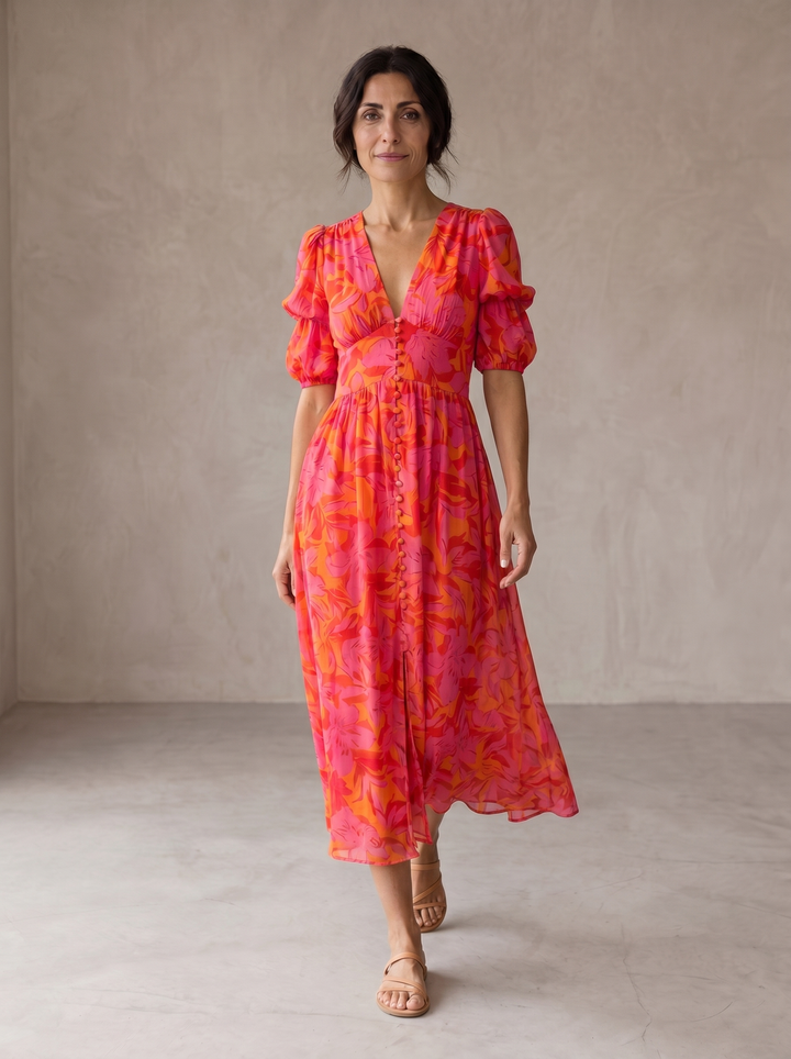 Céleste | Robe Maxi Éclat Solaire