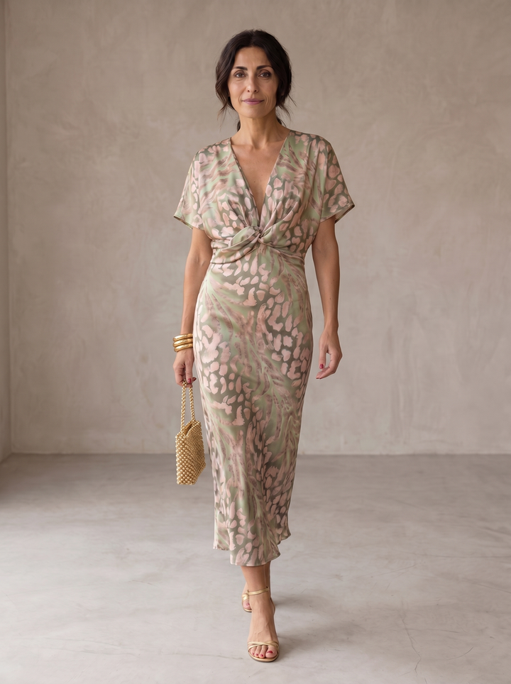 Antoinette | Robe Élégante en Tissu Léger et Fluide