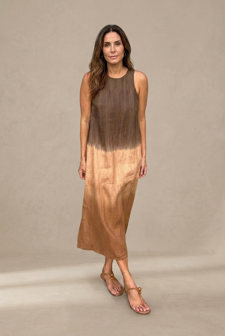 Rose | Robe Maxi Dégradée