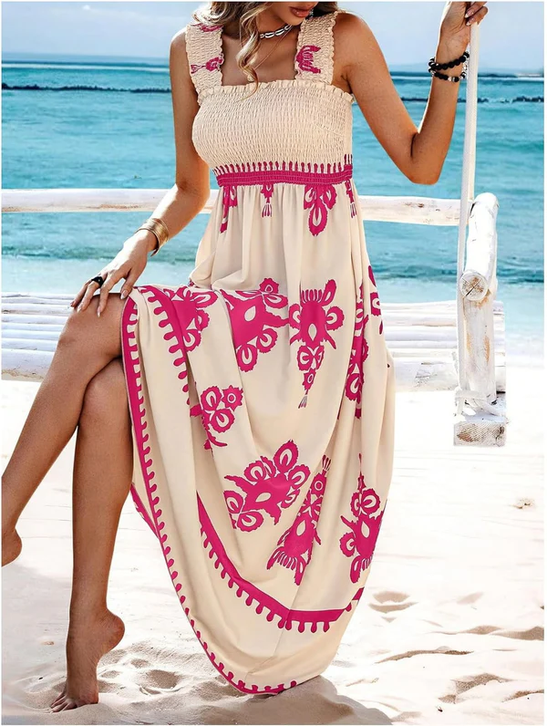 Bérangère | Robe Maxi Imprimée