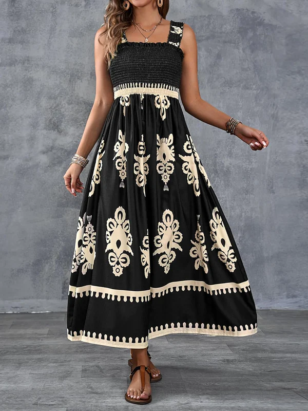 Bérangère | Robe Maxi Imprimée