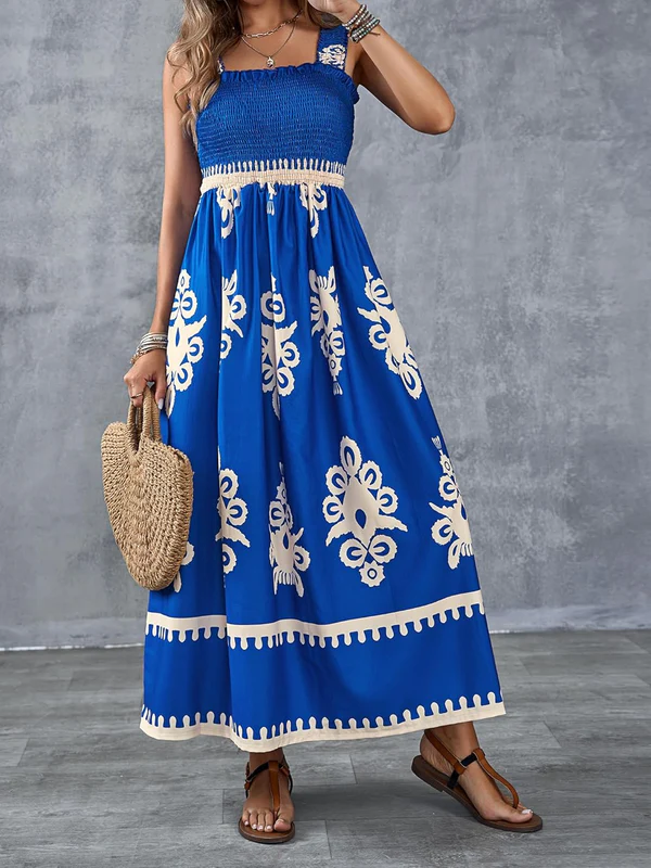 Bérangère | Robe Maxi Imprimée