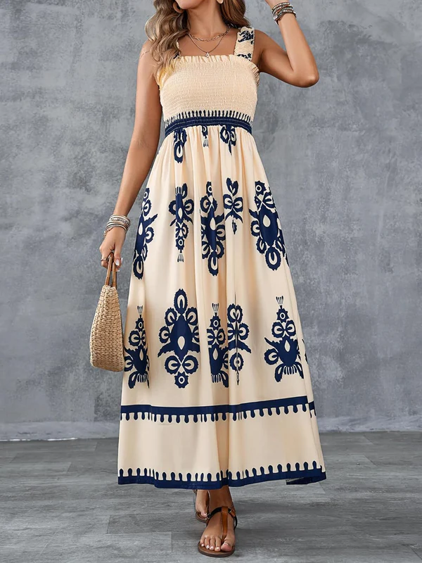 Bérangère | Robe Maxi Imprimée