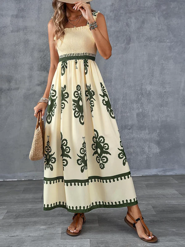 Bérangère | Robe Maxi Imprimée
