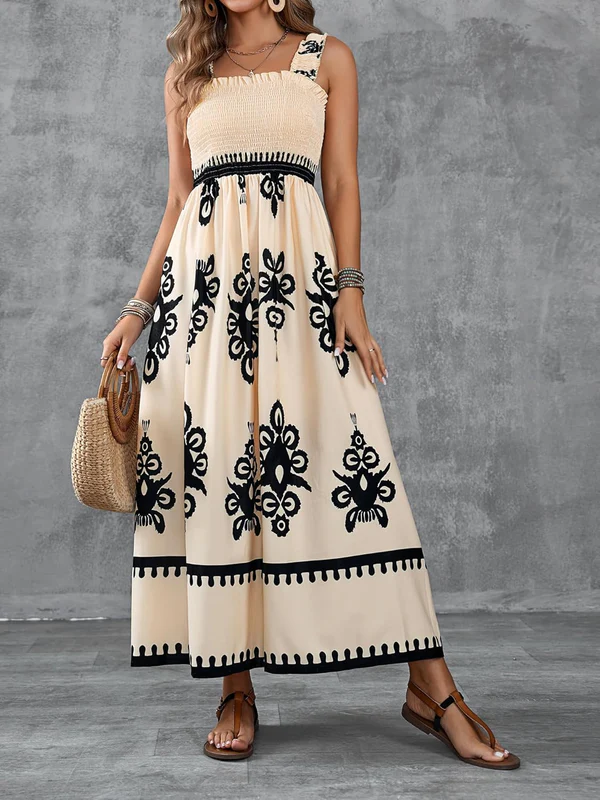 Bérangère | Robe Maxi Imprimée