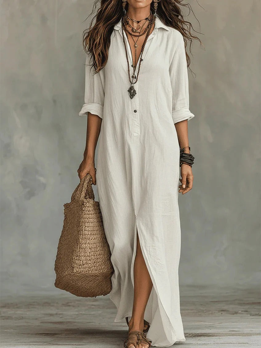 Priscille | Robe Maxi d'Été