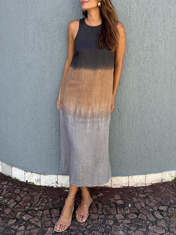 Rose | Robe Maxi Dégradée