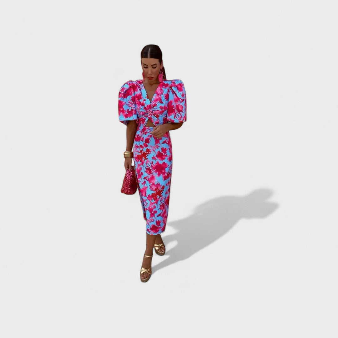 Méabh - Tropical Midi Dress