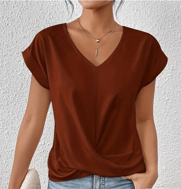 Caitríona - V-Neck Shaping Top